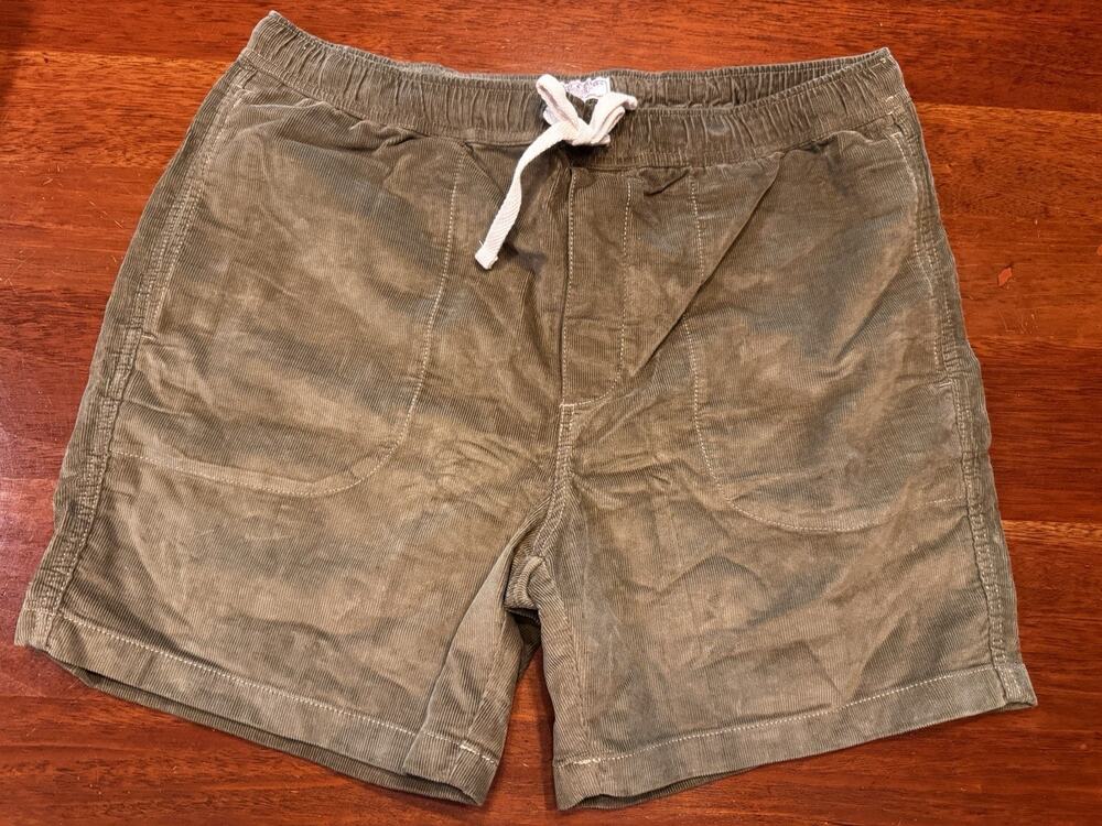 Wallace & Barnes Corduroy Shorts Brown Large New NWT J Crew